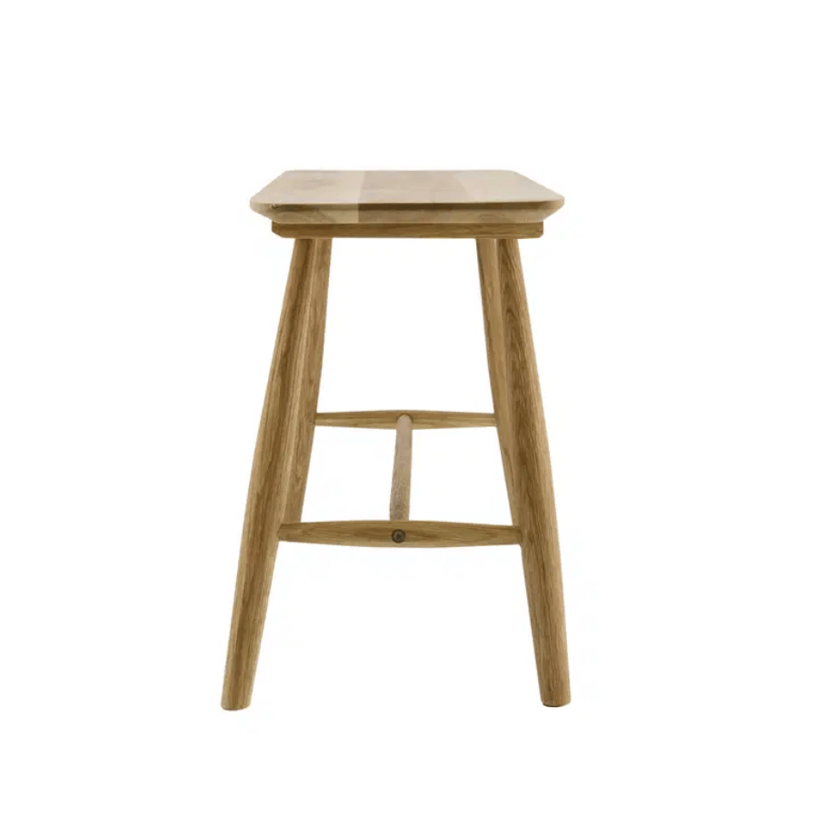 Villa Collection Bænk 90 x 28 x 45 cm i naturolieret FSC certificeret egetræ, Bodo